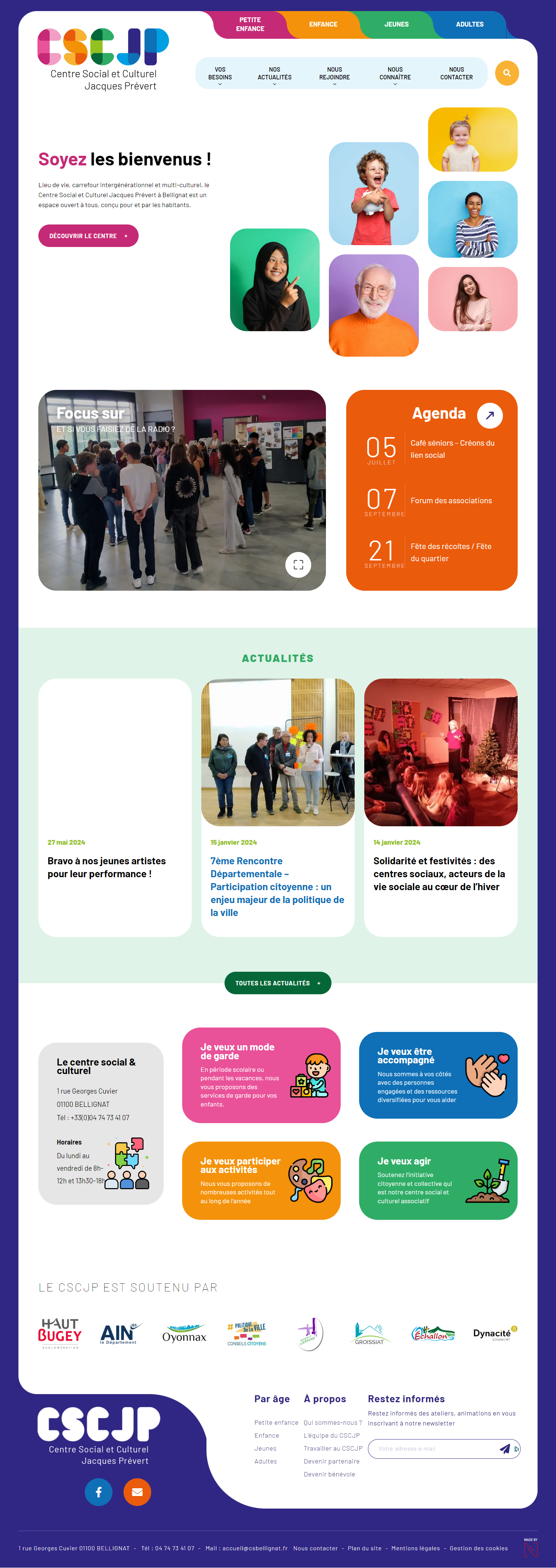 Centre social Bellignat – CSCJP